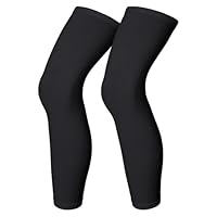 YUEXNKO Sport Armlinge Beinlinge Radsport Beinstulpen UPF 50+ Sport Beinlinge Knielinge Kompression Anti-Rutschen,Kompressions-Vollbeinmanschette für Radfahren,Basketball,Laufen Herren/Damen