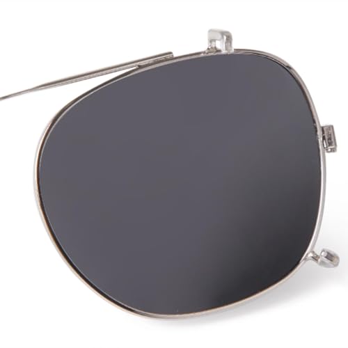 Vintage Rivet Steampunk Clip on Sunglasses Women Men Classic Removable Flip Polarized Lens4