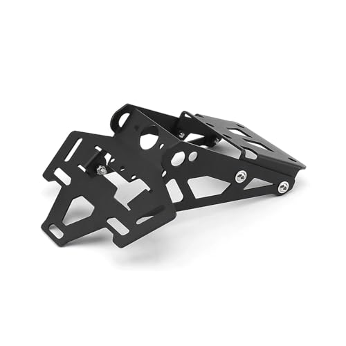 Support de Plaque Moto Éliminateur de Garde-Boue Anti-Vibration Noir MSX Grom - 2