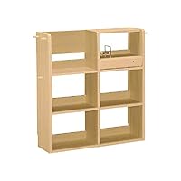 Amazon.co.jp: カリモク マルチシェルフ QS3587 (MH モルトブラウン色
