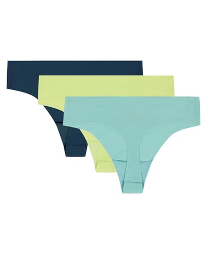 Image of Under Armour Women's 3-pack Pure Stretch No Show Thong Underwear, All-day Comfort & Ultra-soft Fit
