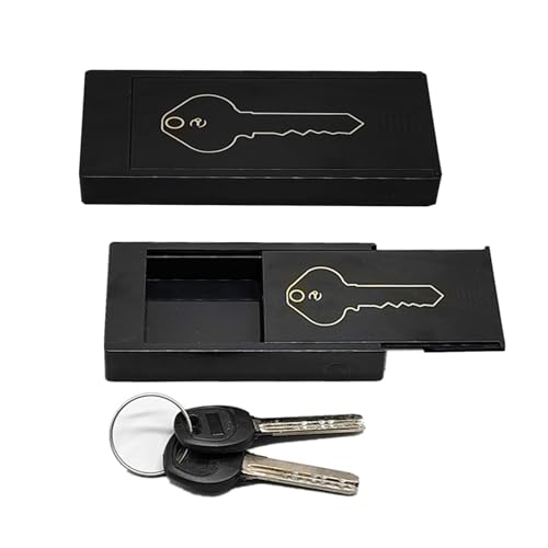 Sipiris 2 Stück Magnet-Schlüsselkasten Schlüssel Magnetbox Verstecken Autoschlüssels Magnetischer Schlüsselhalter unter dem Auto für Auto Haus Garage Büro Schlüsselversteck