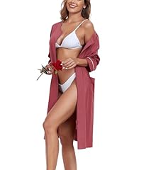 Zipper Robe-purplish Red