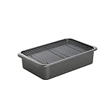 Chicago Metallic 7 Piece Nesting Set, Includes Roaster, 2 x 6 Cup Muffin Pans, Loaf Pan, Square Cake Pan, Baking Sheetand Cooling Rack. Nesting Design for Optimal Space Saving and Storage.