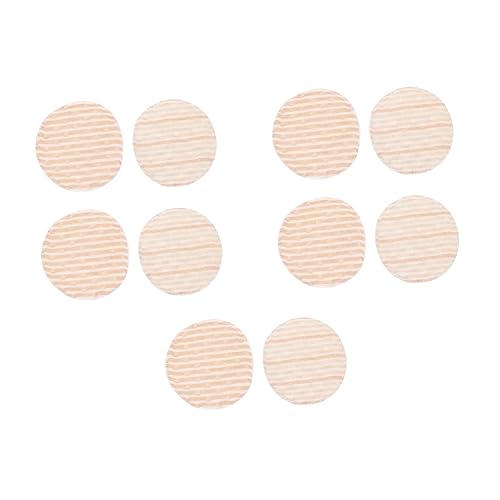 GREENADSCAPE 10 Piezas mamarios bálsamo Lavable Guisante Reutilizables cojín Almohadillas mamarias antidesbordamiento Suministros de enfermería Toalla