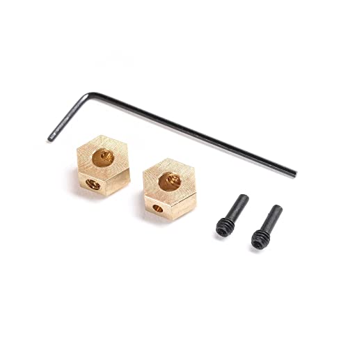 Hex hub en laiton Axial SCX24 AX24 lests de précision pour modélisme RC