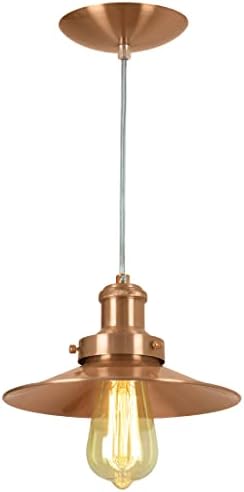 Pendente Industrial 22 Cm Retro Nordic New Cobre