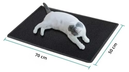 Tapete Higiênico Sanitário Coletor Para Caixa De Areia Dos Gatos Pets Limpa Pata Com Dupla Camada An