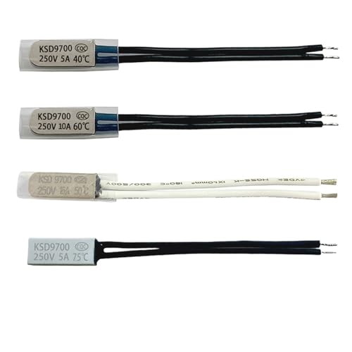 2/5/10 �� KSD9700 40C-150C 10A/16A NC/NO �Z���~�b�N�X�������x�X�C�b�`�T�[�}�� Protector40C 60C 80C 90C 120C 150C(Metal-10A-NC,2PCS, 55C)