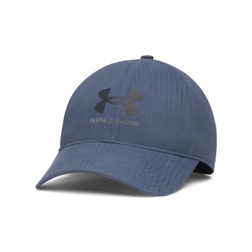 Under Armour Mens ArmourVent Adjustable Hat (044) Downpour Gray / / Black One Size Fits Most