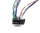 Sound-Way Adapterkabel ISO Autoradio Kompatibel mit Autoradio Radio Kewnood, JVC ab 2017 16 Pin