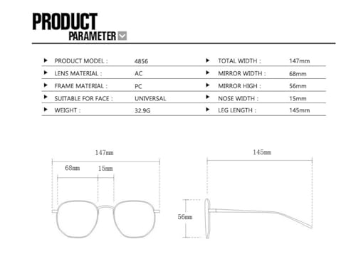 Image of Shiratori Blue Light Blocking Glasses with Rectangle Frame and Chic Preppy Look for Women , Computer Glasses