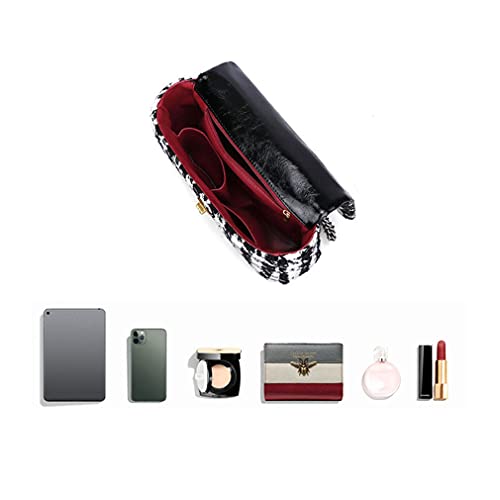 BERTY·PUYI PU Leather Black And White Houndstooth Ladies Shoulder Bag Autumn And Winter Fashion Woolen Cloth Crossbody Bag3