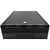 Electriduct 2U Wall Mount Rack Enclosure Network Cabinet باب صلب أسود مسحوق مطلي بالفولاذ مع قفل