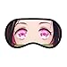Augenklappe, Cartoon-Anime-Gesicht, Schlaf-Augenbinde, weich, legere Augenmaske, Dämonen-Slayer