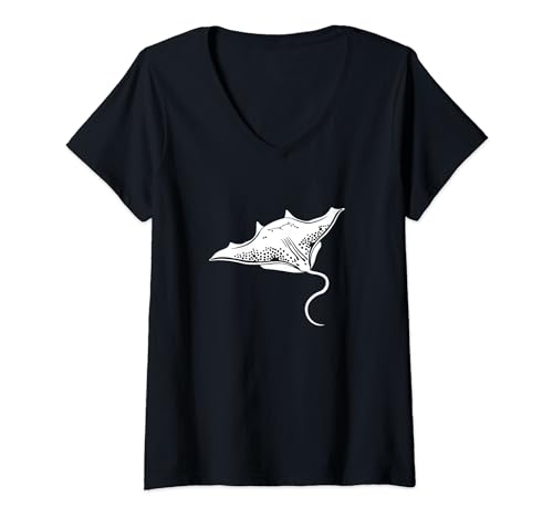 Manta Ray Camiseta Cuello V