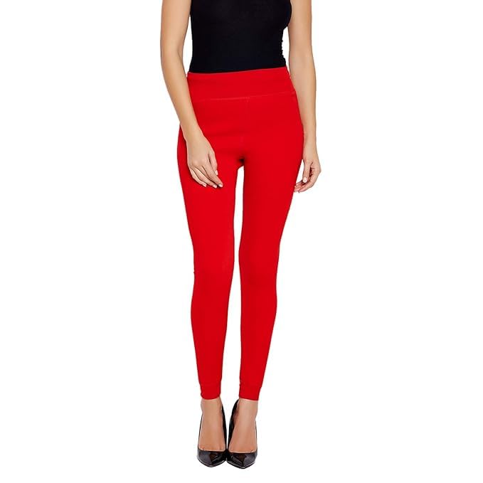 Image of Brachy Women's Free Size Legging (BCA FURLEG0X8 Free Size Red Red Size: Free Size)