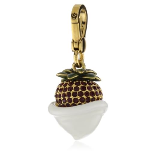 Juicy Couture "Charms" Gold-Tone Starberry and Cream Charm