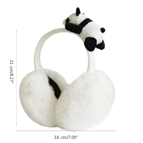 Cache-oreilles panda mignon : la solution contre le gel d'hiver