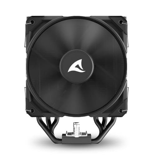 Sharkoon A50 Black refrigeración CPU silenciosa con diseño compacto 6