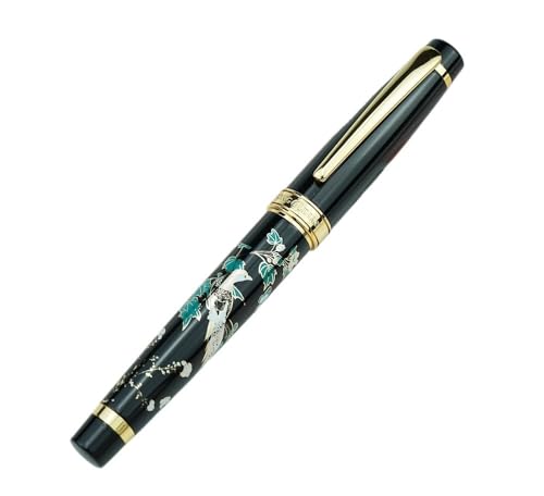 Stylo-plume en métal noir pour réussir vos dessins à la main sans bavure