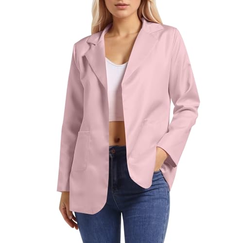 Manteau uni pour femme avec poches pour un look bureau impeccable