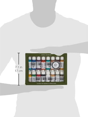 Vallejo Medieval Colors Acrylic Paint Set, 17ml, 0.57 Fl Oz (Pack of 16)