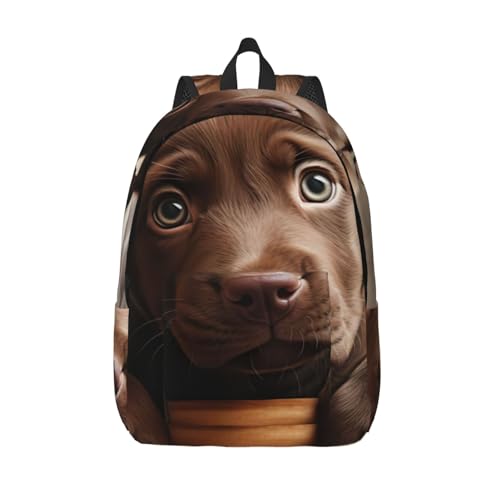 Sac à dos polyvalent Labrador WURTON en toile imprimée pour vos sorties nature et journées de bureau