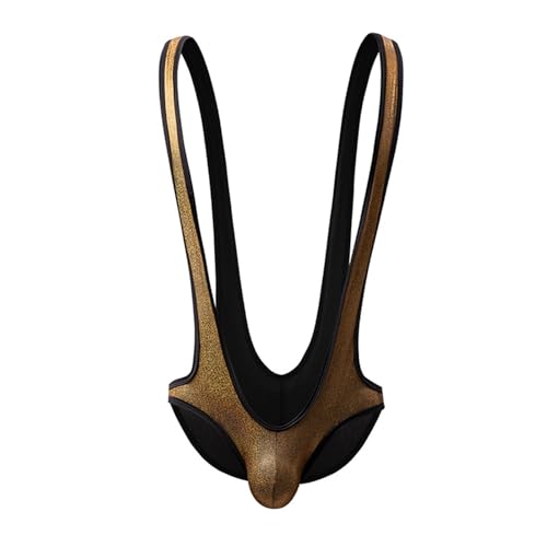 Evankin Men's Underwear Sexy and Fun Jumpsuit Brief Underpants Shoulder Strap Pants Bodysuit Shapewear