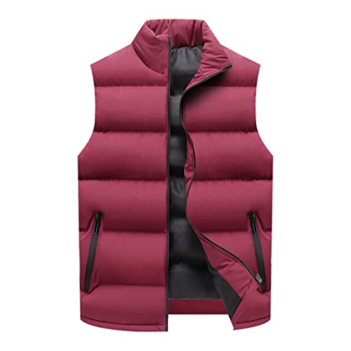 Chaleco térmico de hombre azul M ropa de abrigo casual sin mangas para invierno 2