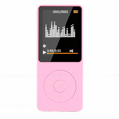 Sxhlseller Bluetooth 5.3 �t�� MP3 �v���[���[�A�X�s�[�J�[�����|�[�^�u�� HiFi ���X���X���y�v���[���[�A1.8 �C���`��ʁAFM ���W�I�A�{�C�X���R�[�_�[�A�d�q�u�b�N�A�ő� 128 GB ���T�|�[�g�A�X�c�����j���O�p MP3