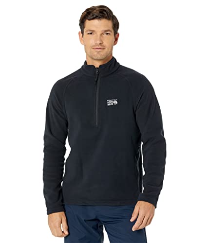 Image of Mountain Hardwear Men's MHW Logo 1 /4 Zip for Travel, Camping, and Casual Wear