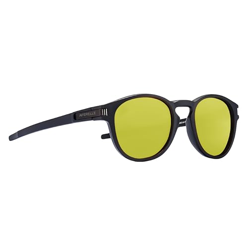 Image of Aferelle | IUnisex Round TAC Polarized Sunglasses | For Bike Riders | Running | Outdoor | Sports | Medium