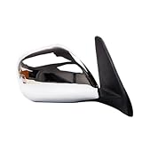 Chrome 5-PINS With Electric Folding Rearview Side Mirror Assembly Assy Compatible For Toyota Land Cruiser Prado 120 FJ120 LC120 2003-2009(Only Right)