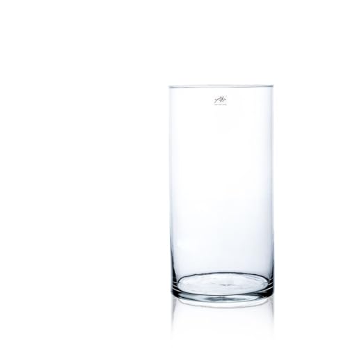 Glasvase Cyli klar zylindrisch 30 cm Ø 19 cm hot cut von Sandra Rich