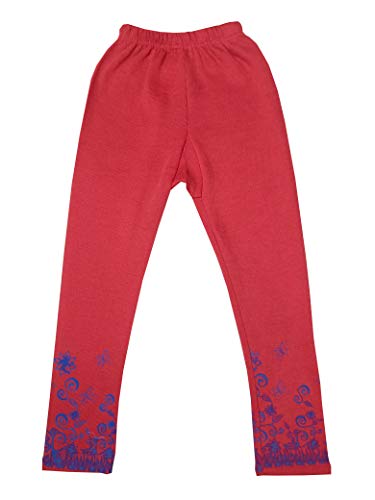 Image of IndiWeaves Girls Combo Pack of Wollen Warm Solid and Printed Leggings for Winters (MultiColor32,13-14 Years) Pack of 5