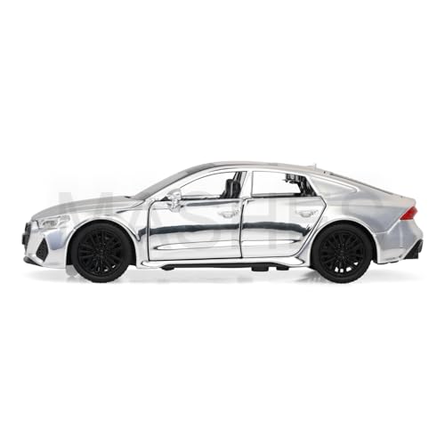 Image of Mashes Audi RS7 Sportback Car 1:32 Scale Model Car Exclusive Alloy Metal Pull Back Die-cast Diecast Metal Pullback Toy Openable Doors & Light Music Best Gifts Toys Kids【Colors as Per Stock】