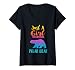 Femme Just A Girl Who Loves Polar Bear Chemise cadeau T-Shirt avec Col en V