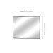 BONEWEI Bathroom Mirror,30x36 inch Wall Mirror for Bathroom Wall Mounted Black Rectangle Square Corner Mirrors, Black Bathroom Mirror for Living Room, Farmhouse, Bedroom Entryway, Horizontal/Vertical