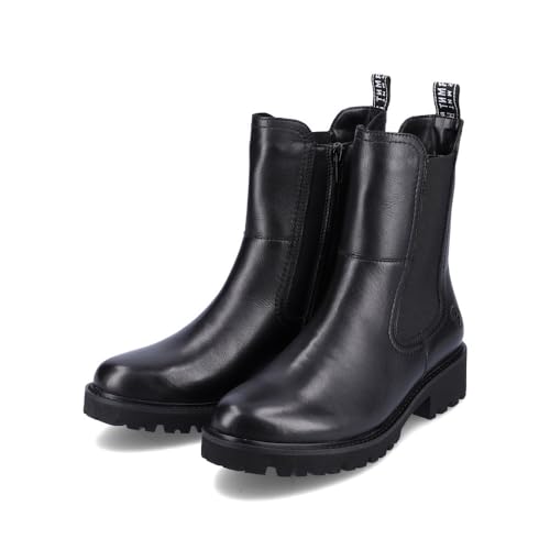 Remonte D8694, Chelsea Boot Donna, Nero, 43 Eu - 6