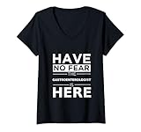 Photo Gallery donna have no fear gastroenterologist is here divertente regalo medico maglietta con collo a v Photo Gallery donna have no fear gastroenterologist is here divertente regalo medico maglietta con collo a v