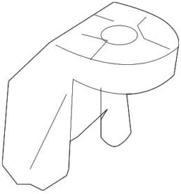 MERCEDES-BENZ 1715040540 GENUINE OEM RADIATOR BRACKET