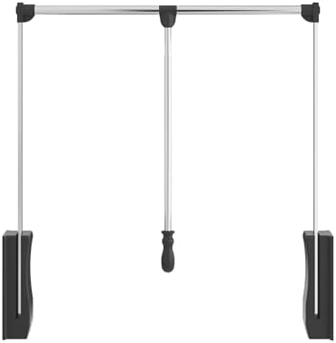 Hardware Resources 33" - 48" Expanding Wardrobe Lift, Chrome