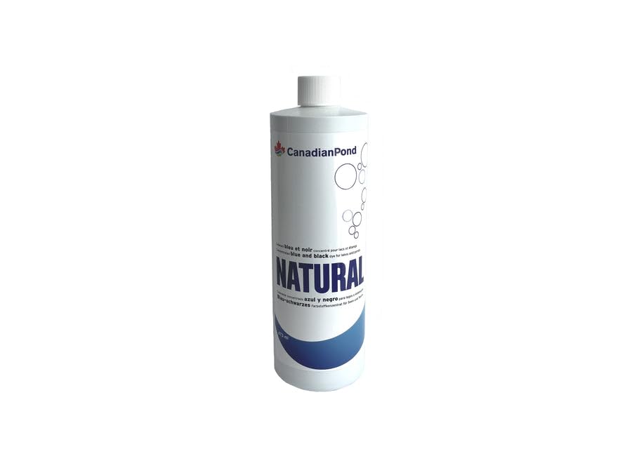 Colorant Bleu Naturel CanadianPond 1L - Teinte Bleu Foncé Pour Bassin D'Agrément, Bloque UV Jusqu'à 4000m²