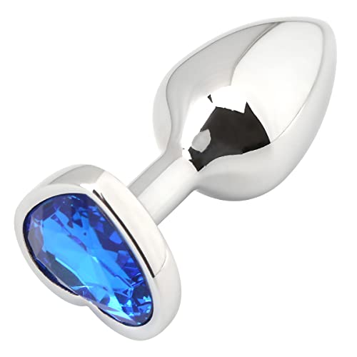 Akstore Small Super Steel Fetish Plug Anal Butt Personal Sex Massager (Blue)