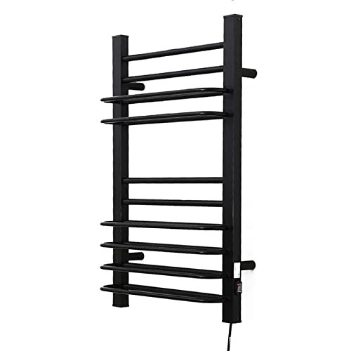 Toallero calefactable de aleación de aluminio para un baño moderno con textiles cálidos siempre