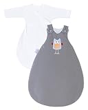 Julius Zöllner 9152415293 Schlafsack-Set Cosy Uhu Jungs, 68/74