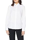Col chemise-chemisier BP 1560-682-21-36, Chemisier femme, Manches longues avec poignets 125,00 g/m², tissu mélangé avec stretch blanc, 10