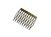 Metal Millinery or Veil Hair Comb 1 3/4