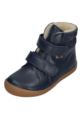 KOEL Barefoot Kinderstiefel - DEMIL WOOL - blue, Größe:28 EU